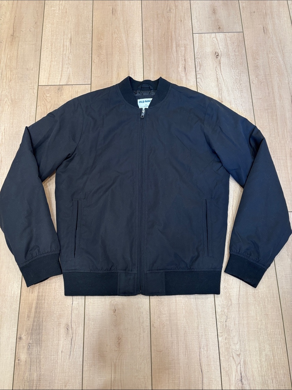 Old Navy Classic Black Bomber Jacket